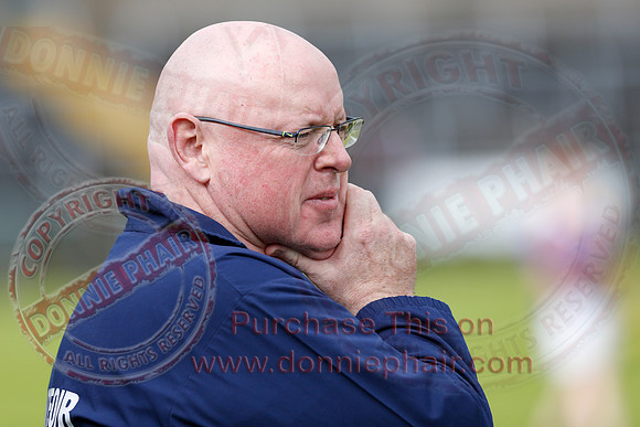 Derrygonnelly Harps (1-8) V Teemore Shamrocks (0-04) in U16 GAA Football Championship Final.