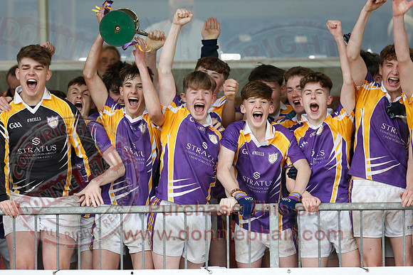 Derrygonnelly Harps (1-8) V Teemore Shamrocks (0-04) in U16 GAA Football Championship Final.