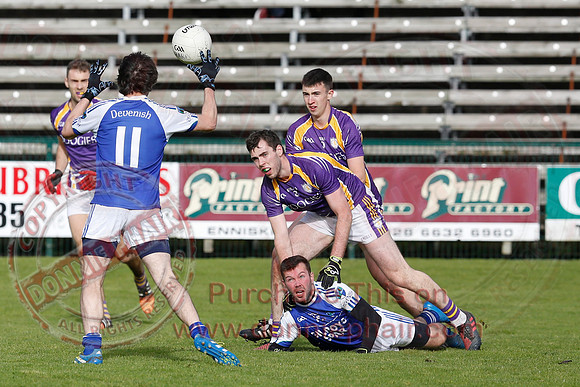 Derrygonnelly Harps (0-15) V Devenish (0-08) in Senior GAA Football Championship Final.