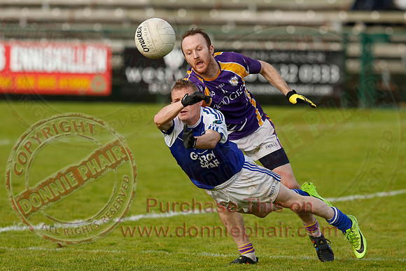 Derrygonnelly Harps (0-15) V Devenish (0-08) in Senior GAA Football Championship Final.