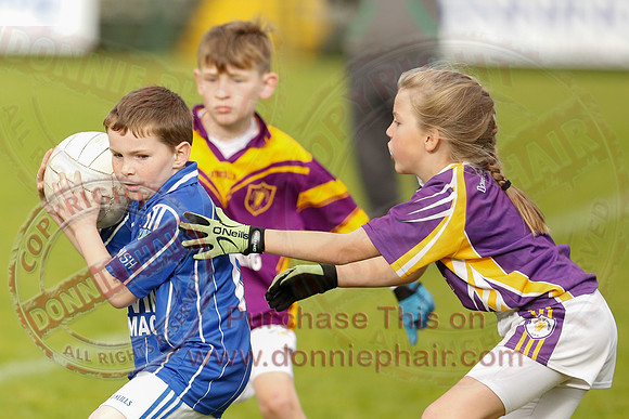 Youngster Playing Football during half-time.-4
