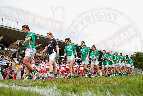 Fermanagh (2-09) V Derry (0-11) in All Ireland Ladies Junior Championship Final Replay.
