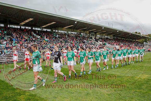 Fermanagh (2-09) V Derry (0-11) in All Ireland Ladies Junior Championship Final Replay.