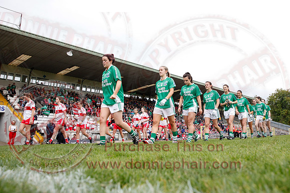 Fermanagh (2-09) V Derry (0-11) in All Ireland Ladies Junior Championship Final Replay.