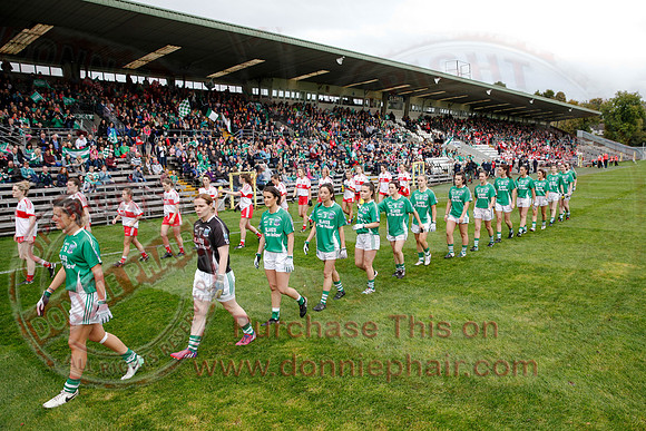 Fermanagh (2-09) V Derry (0-11) in All Ireland Ladies Junior Championship Final Replay.