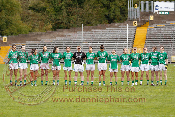 Fermanagh (2-09) V Derry (0-11) in All Ireland Ladies Junior Championship Final Replay.