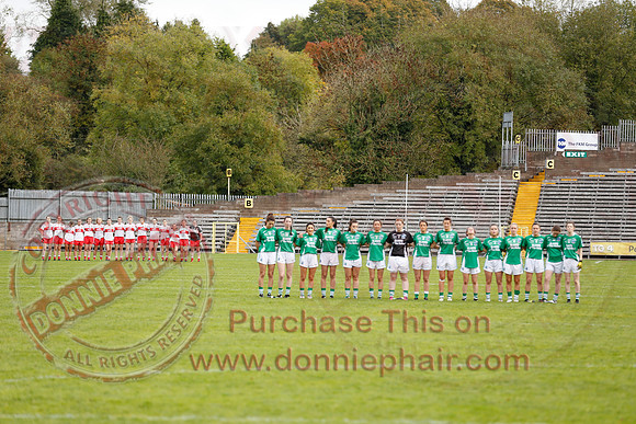 Fermanagh (2-09) V Derry (0-11) in All Ireland Ladies Junior Championship Final Replay.