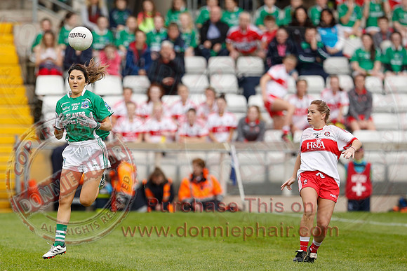 Fermanagh (2-09) V Derry (0-11) in All Ireland Ladies Junior Championship Final Replay.
