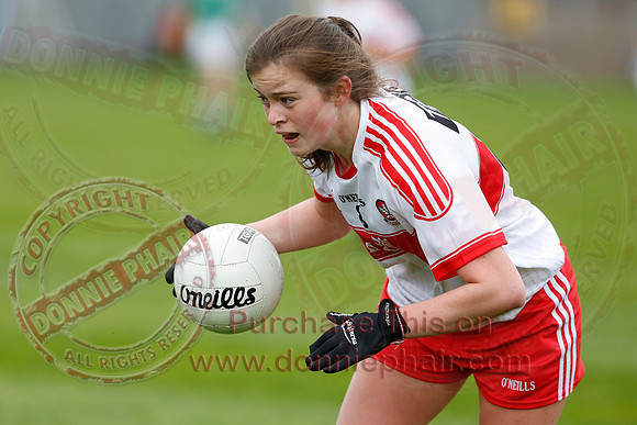 Fermanagh (2-09) V Derry (0-11) in All Ireland Ladies Junior Championship Final Replay.