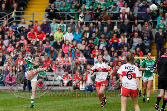 Fermanagh (2-09) V Derry (0-11) in All Ireland Ladies Junior Championship Final Replay.