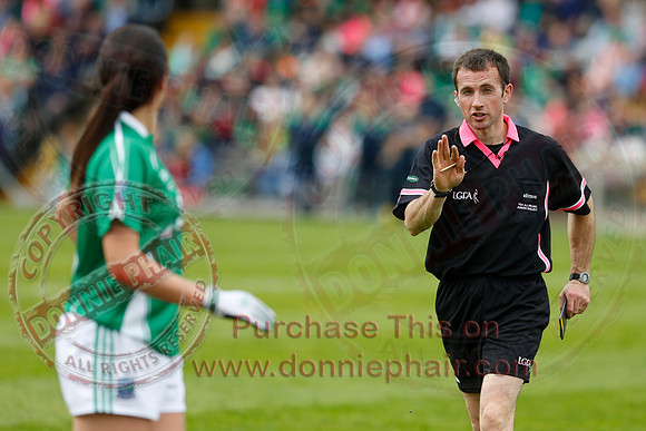 Fermanagh (2-09) V Derry (0-11) in All Ireland Ladies Junior Championship Final Replay.