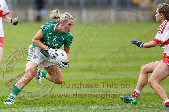 Fermanagh (2-09) V Derry (0-11) in All Ireland Ladies Junior Championship Final Replay.