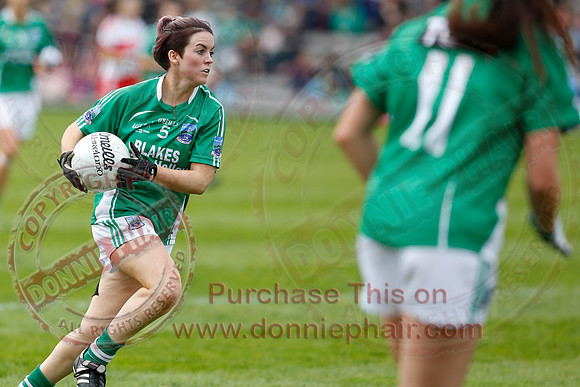 Fermanagh (2-09) V Derry (0-11) in All Ireland Ladies Junior Championship Final Replay.