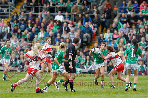 Fermanagh (2-09) V Derry (0-11) in All Ireland Ladies Junior Championship Final Replay.