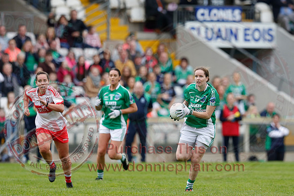 Fermanagh (2-09) V Derry (0-11) in All Ireland Ladies Junior Championship Final Replay.