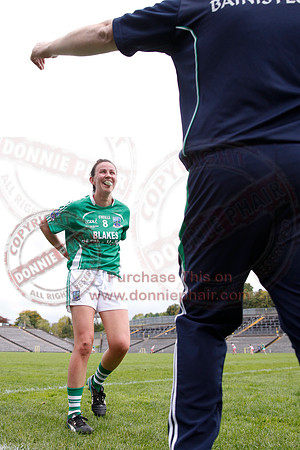 Fermanagh (2-09) V Derry (0-11) in All Ireland Ladies Junior Championship Final Replay.