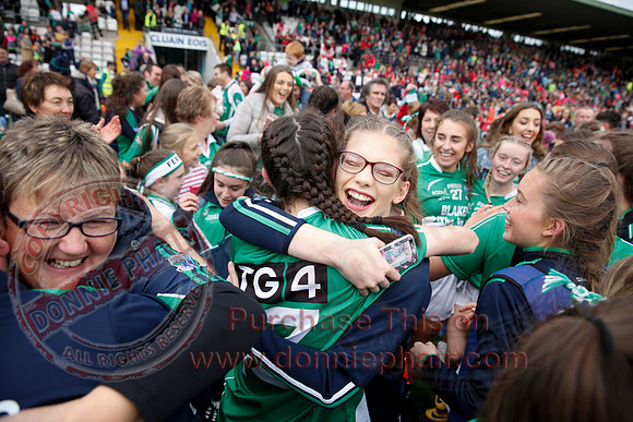 Fermanagh (2-09) V Derry (0-11) in All Ireland Ladies Junior Championship Final Replay.