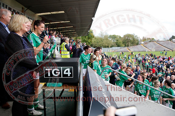 Fermanagh (2-09) V Derry (0-11) in All Ireland Ladies Junior Championship Final Replay.