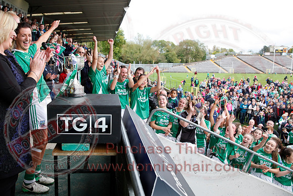 Fermanagh (2-09) V Derry (0-11) in All Ireland Ladies Junior Championship Final Replay.