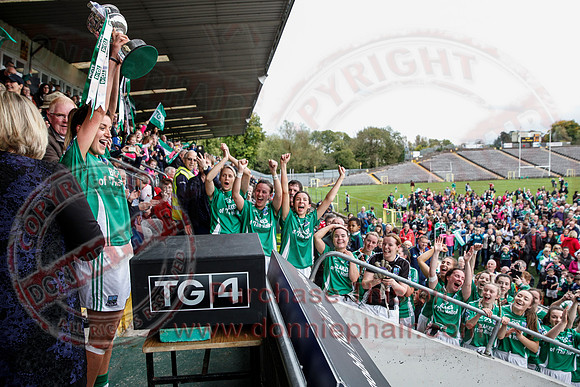 Fermanagh (2-09) V Derry (0-11) in All Ireland Ladies Junior Championship Final Replay.
