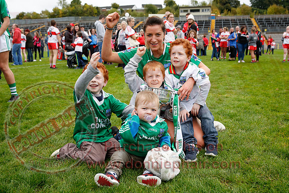 Fermanagh (2-09) V Derry (0-11) in All Ireland Ladies Junior Championship Final Replay.