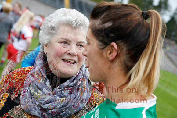 Fermanagh (2-09) V Derry (0-11) in All Ireland Ladies Junior Championship Final Replay.