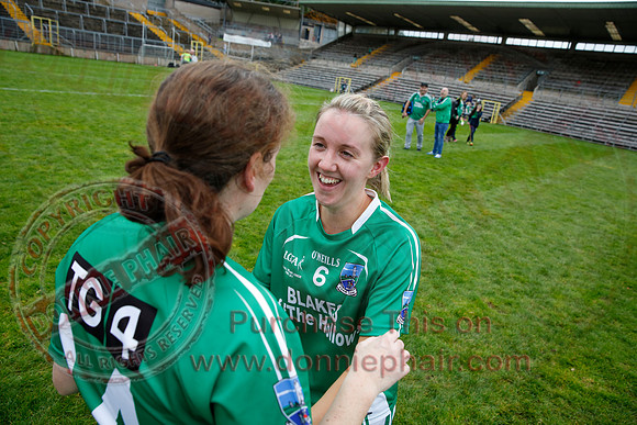 Fermanagh (2-09) V Derry (0-11) in All Ireland Ladies Junior Championship Final Replay.