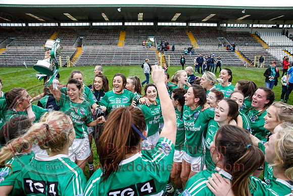 Fermanagh (2-09) V Derry (0-11) in All Ireland Ladies Junior Championship Final Replay.
