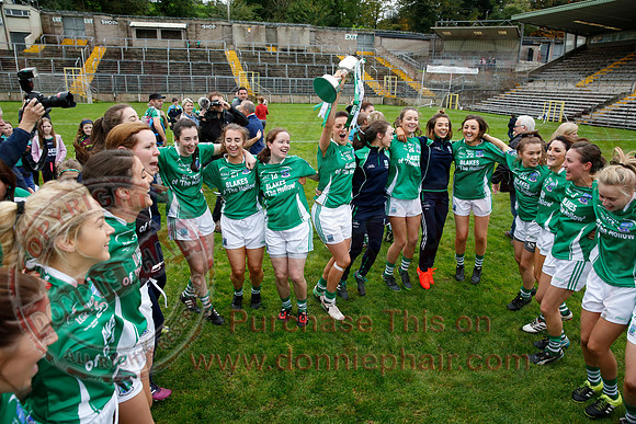 Fermanagh (2-09) V Derry (0-11) in All Ireland Ladies Junior Championship Final Replay.