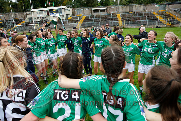 Fermanagh (2-09) V Derry (0-11) in All Ireland Ladies Junior Championship Final Replay.