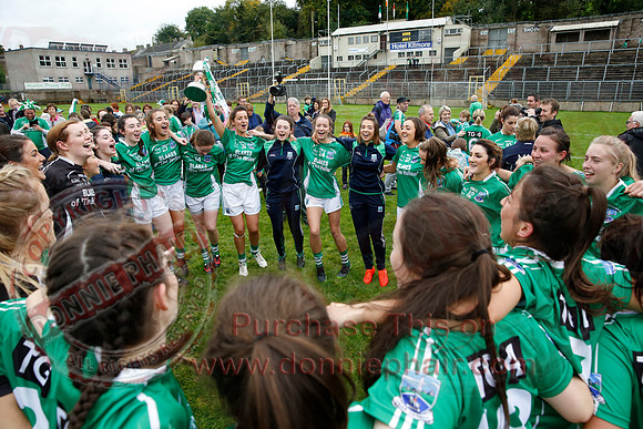 Fermanagh (2-09) V Derry (0-11) in All Ireland Ladies Junior Championship Final Replay.