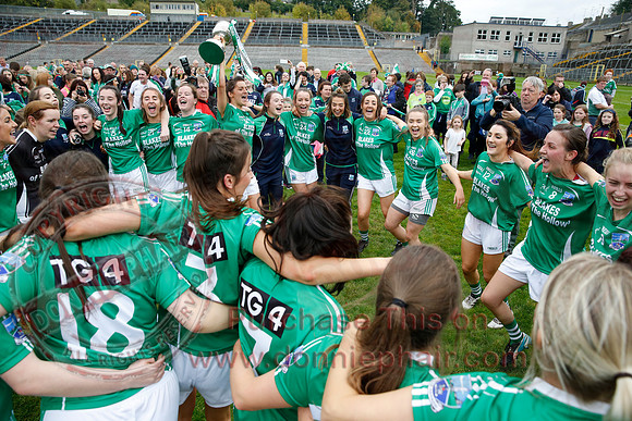 Fermanagh (2-09) V Derry (0-11) in All Ireland Ladies Junior Championship Final Replay.