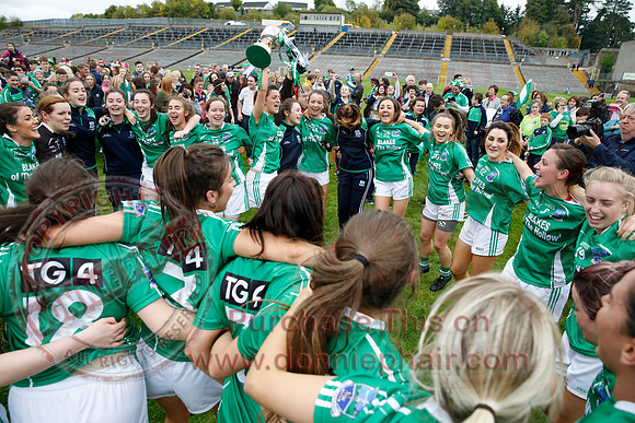 Fermanagh (2-09) V Derry (0-11) in All Ireland Ladies Junior Championship Final Replay.