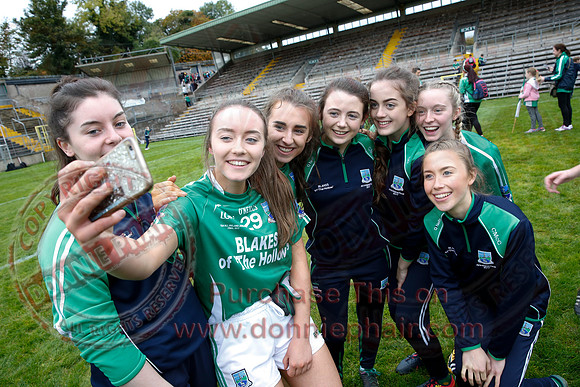 Fermanagh (2-09) V Derry (0-11) in All Ireland Ladies Junior Championship Final Replay.