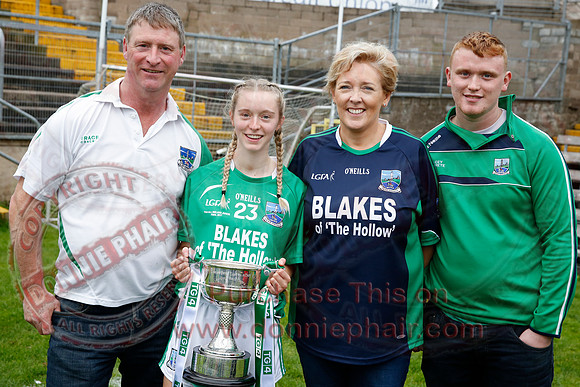 Fermanagh (2-09) V Derry (0-11) in All Ireland Ladies Junior Championship Final Replay.