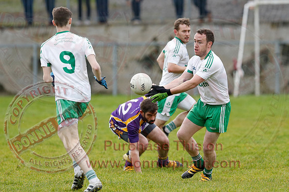 Ederney (3-09) V Derrygonnellu (1-12) in Senior GAA Football League Division One Semi-Final.
