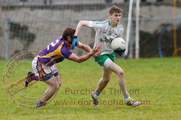 Ederney (3-09) V Derrygonnellu (1-12) in Senior GAA Football League Division One Semi-Final.