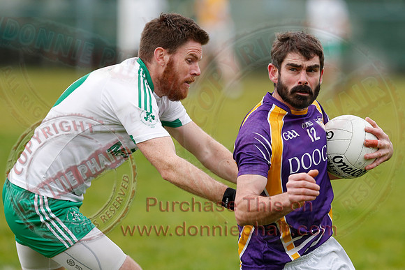 Ederney (3-09) V Derrygonnellu (1-12) in Senior GAA Football League Division One Semi-Final.