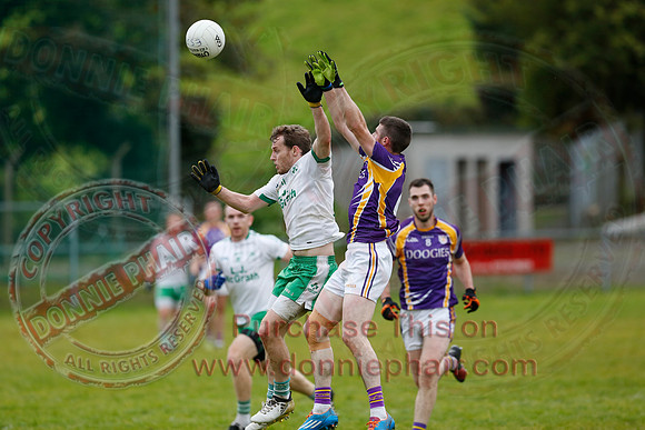 Ederney (3-09) V Derrygonnellu (1-12) in Senior GAA Football League Division One Semi-Final.