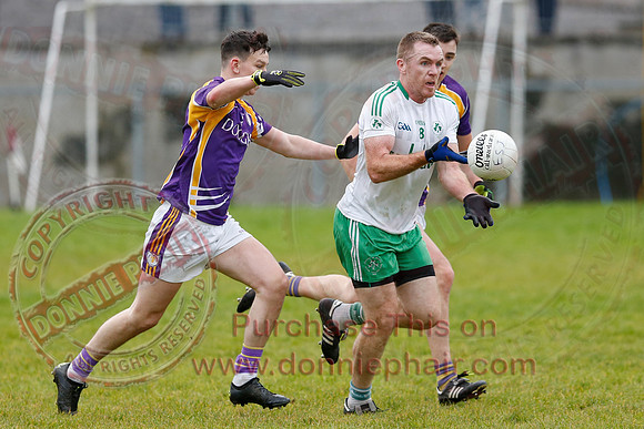 Ederney (3-09) V Derrygonnellu (1-12) in Senior GAA Football League Division One Semi-Final.