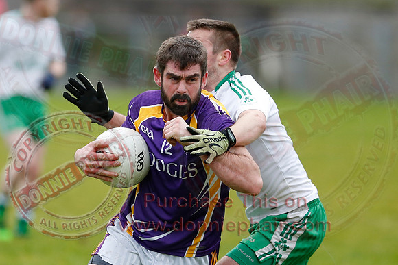 Ederney (3-09) V Derrygonnellu (1-12) in Senior GAA Football League Division One Semi-Final.