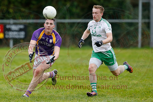 Ederney (3-09) V Derrygonnellu (1-12) in Senior GAA Football League Division One Semi-Final.