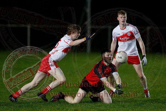 St. Pats Donagh (-12) V Maguiresbridge (0-09) in Senior GAA Football League Division Two Semi-Final.