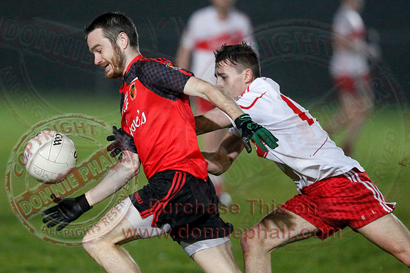 St. Pats Donagh (-12) V Maguiresbridge (0-09) in Senior GAA Football League Division Two Semi-Final.