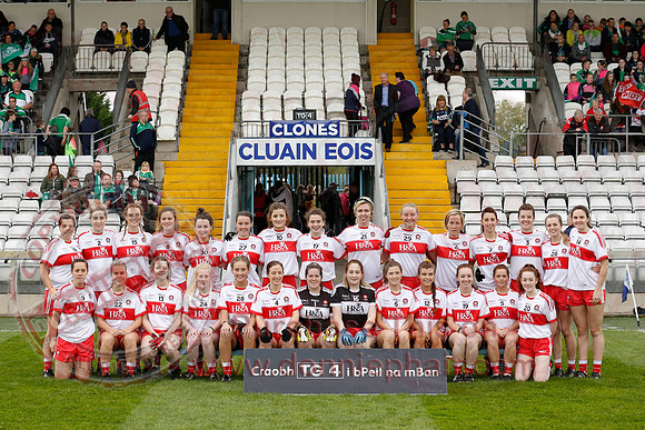 Fermanagh (2-09) V Derry (0-11) in All Ireland Ladies Junior Championship Final Replay.