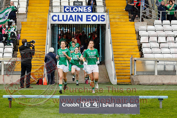 Fermanagh (2-09) V Derry (0-11) in All Ireland Ladies Junior Championship Final Replay.