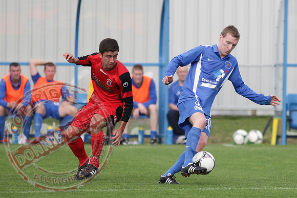 Ballinamallard FC V Dungannon Swifts in IFL Premium League Game.