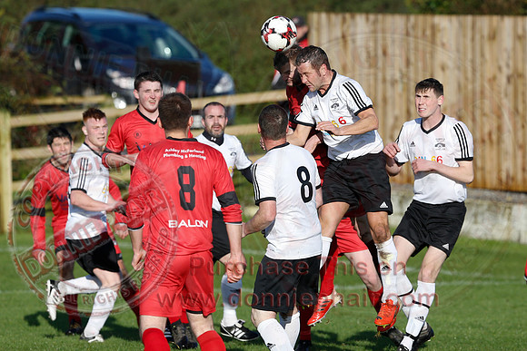 Fivemiletown United (0) V Banbridge YCOB (1) in Marshall Cup.