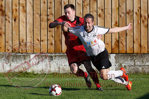 Fivemiletown United (0) V Banbridge YCOB (1) in Marshall Cup.