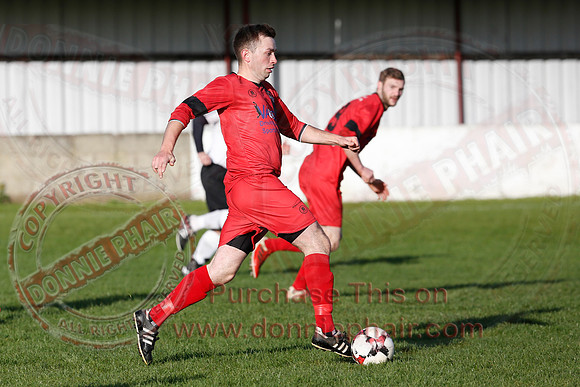 Fivemiletown United (0) V Banbridge YCOB (1) in Marshall Cup.